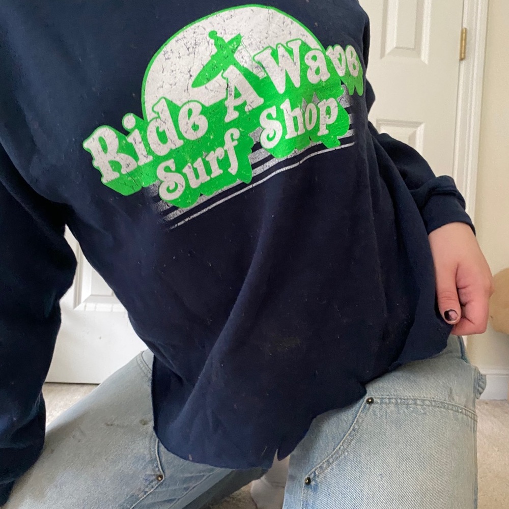 Cropped sweatshirt